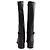 Botas Stevie de cuero negro Lk Bennett - vista 2
