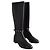Botas Stevie de cuero negro Lk Bennett - vista 3