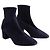 Stivaletti Lk Bennett Grove in camoscio blu navy - vista 3