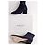 Stivaletti Lk Bennett Grove in camoscio blu navy - vista 6