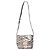Bolso de hombro Prada con estampado de cebra Blanco