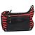 Borsa a tracolla Sonia Rykiel a righe rosse e nere Nero Rosso