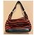 Borsa a tracolla Sonia Rykiel a righe rosse e nere Nero Rosso - vista 3