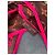 Lenço de Seda Louis Vuitton Monogram Rose Marrom Rosa Vermelho Verde - vista 2