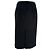 Giorgio Armani Falda lápiz midi Emporio Armani en viscosa negra Negro - vista 3