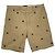 Pantaloncini Ralph Lauren con ricamo teschio in cotone beige
