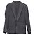 Autre Marque Blazer Dior a righe monopetto in lana nera Nero