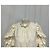 Blusa Ulla Johnson Pippa com mangas folhadas em algodão marfim Branco Cru - vista 15