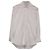 Autre Marque Camicia button-down Dior con ape ricamata in cotone bianco Crudo