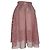 Maje Midirock aus Openwork-Strick aus rotem Polyester - Ansicht 4