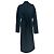 Max Mara Sportmax Midi-Kleid mit langen Ärmeln und Drapierung aus schwarzem Polyester
