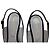 Sandali Slingback Sergio Rossi con tacco in camoscio nero - vista 7