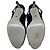 Sandali Slingback Sergio Rossi con tacco in camoscio nero - vista 9