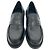 Mocassini Frame Slip-On Fendi in pelle di vitello nera Nero - vista 4