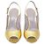 Sandali Slingback Sergio Rossi in pelle dorata D'oro - vista 2