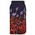 Falda midi con estampado floral Dries van Noten en viscosa negra Negro