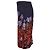 Falda midi con estampado floral Dries van Noten en viscosa negra Negro - vista 2