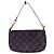 Louis Vuitton Borsa Pochette Accessoires in tela Monogram marrone - vista 3