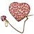 Louis Vuitton Portamonete Coeur Vernis Sprouse Leopard Beige e Rosa - vista 3