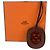 Hermès Collana Cord Lift in corno di bufalo e lacca marrone e oro Hermes - vista 2