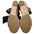 Céline Sandali wedge espadrillas con cinturino alla caviglia Celine in pelle marrone Rosso - vista 9