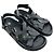 Totême Sandálias slingback Toteme em pele com efeito de crocodilo em preto - vista 6