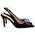 Décolleté Jaipur 85 Slingback Gianvito Rossi in velluto nero