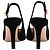 Décolleté Jaipur 85 Slingback Gianvito Rossi in velluto nero - vista 3