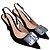 Décolleté Jaipur 85 Slingback Gianvito Rossi in velluto nero - vista 4