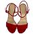 Sandali con tacco e cinturino alla caviglia Stuart Weitzman in camoscio rosso - vista 4