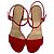Sandali con tacco e cinturino alla caviglia Stuart Weitzman in camoscio rosso - vista 5