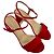 Sandali con tacco e cinturino alla caviglia Stuart Weitzman in camoscio rosso - vista 6