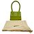 Borsa Jacquemus Large Le Chiquito in pelle di vitello verde Stampa python - vista 11