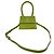 Borsa Jacquemus Large Le Chiquito in pelle di vitello verde Stampa python - vista 3