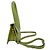 Borsa Jacquemus Large Le Chiquito in pelle di vitello verde Stampa python - vista 4