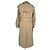 Gabardina Burberry Bradfield con botonadura doble en algodón beige - vista 3