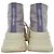 Sneakers alte Alexander Mcqueen Tread Slick in cotone viola Porpora - vista 7