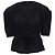 Ulla Johnson Puffed-Sleeve Tie-Waist Blouse in Black Cotton
