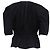 Ulla Johnson Puffed-Sleeve Tie-Waist Blouse in Black Cotton - view 4