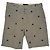 Pantaloncini Ralph Lauren con ricamo teschio in cotone grigio