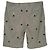 Pantaloncini Ralph Lauren con ricamo teschio in cotone grigio - vista 2