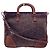 Prada Borsa Tote 2Way a tracolla in tweed marrone e camoscio con cristalli - vista 2