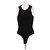 Courreges Schwarzer Body mit integrierter Kapuze