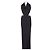 Autre Marque Vestido maxi negro AMAZUIN