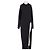 Autre Marque Vestido midi de algodón negro AMAZUIN