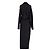 Autre Marque Vestido midi de algodón negro AMAZUIN - vista 6