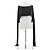 Mm6 Schwarzes Crop-Top mit integrierten Handschuhen