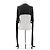 Mm6 Schwarzes Crop-Top mit integrierten Handschuhen - Ansicht 2