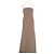 Autre Marque Beiges Naked Shoulders Leinenkleid