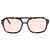 Autre Marque Braune Dixie Sonnenbrille